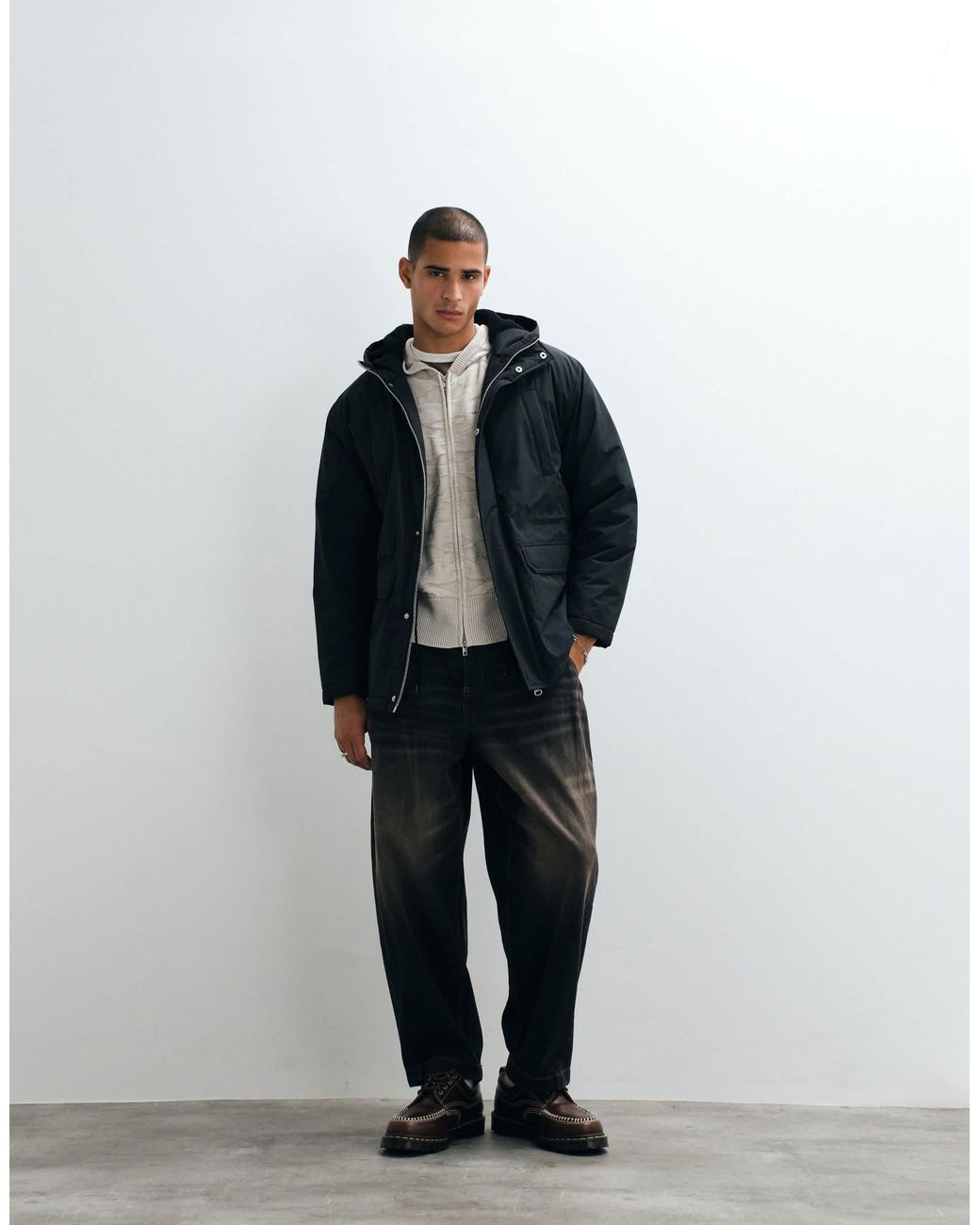 Parka e ASOS pour homme en coloris Blue