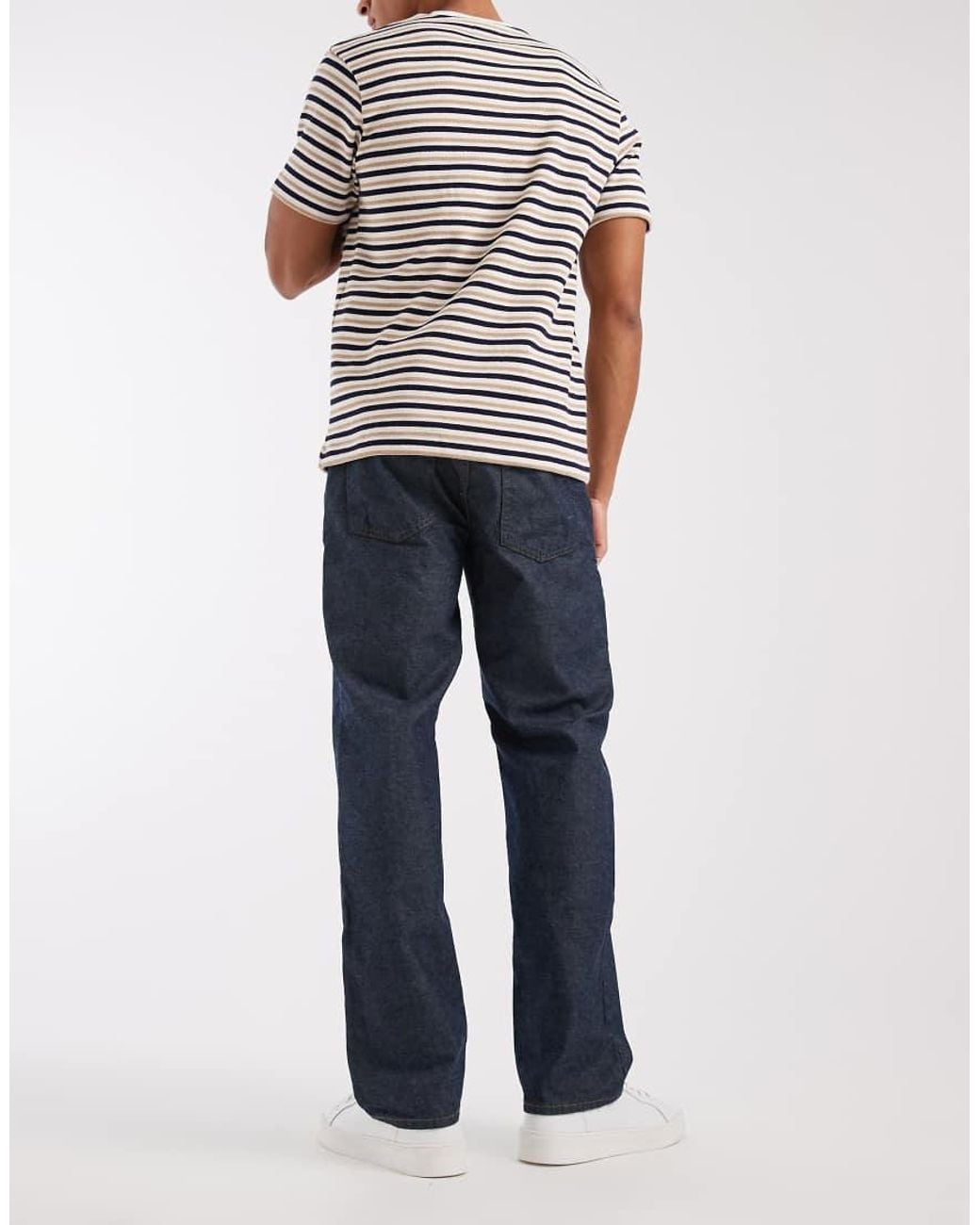 Gap Blue Relaxed Straight Leg Jeans for men