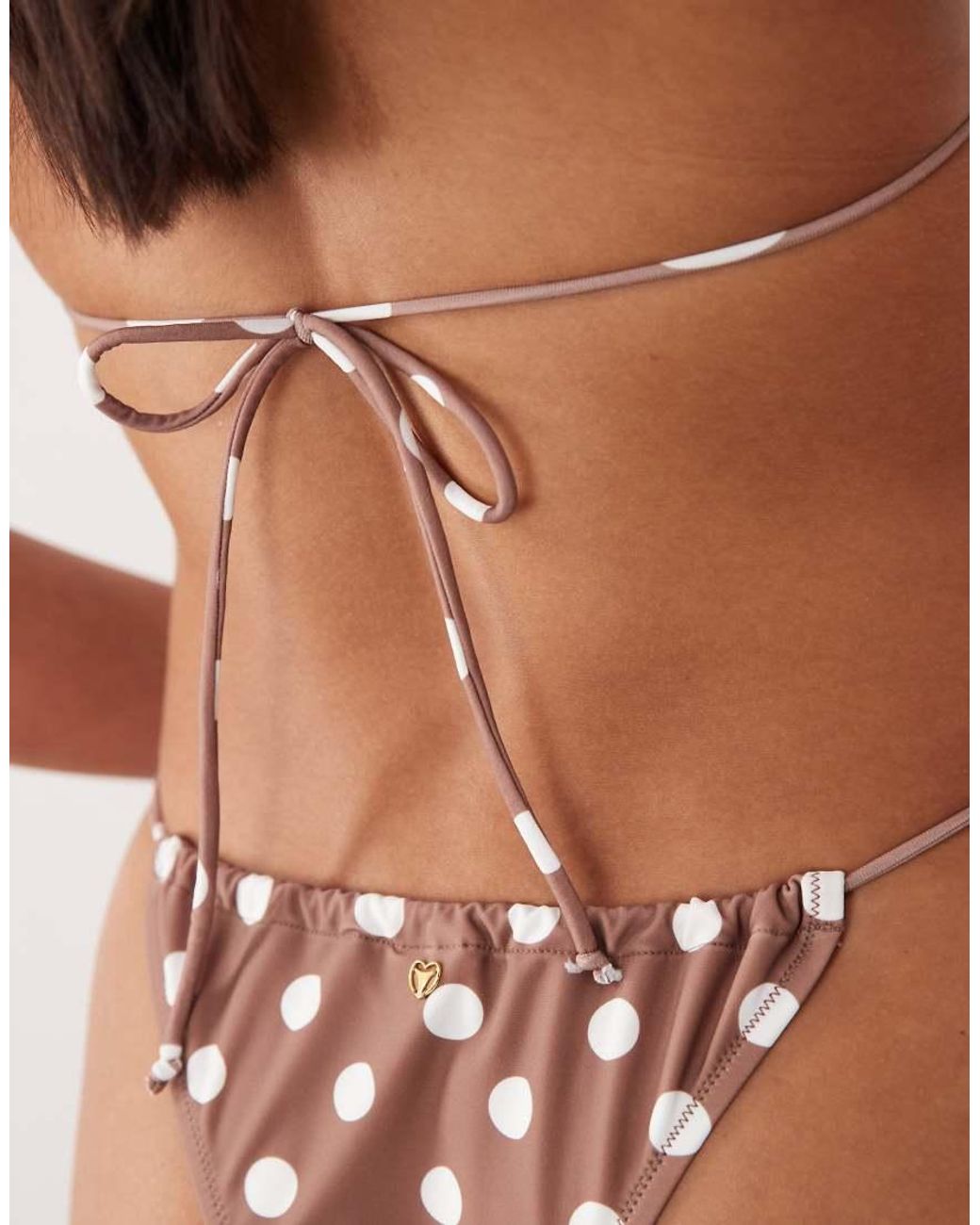 Candypants Natural Tie Side Bikini Bottom