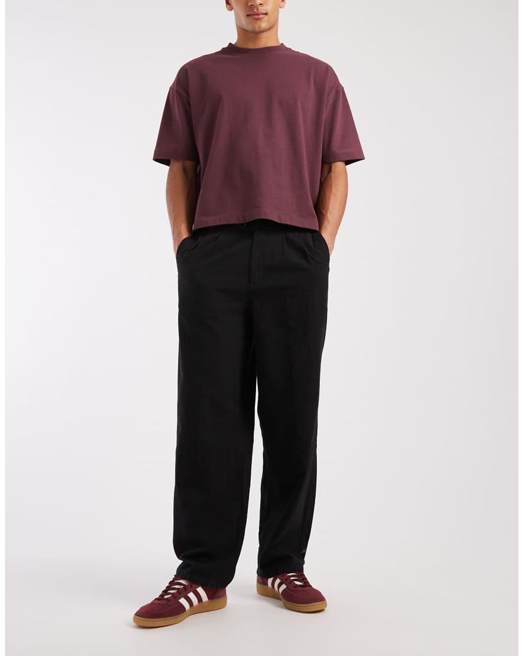 Redefined Rebel Black Dylan Trousers for men