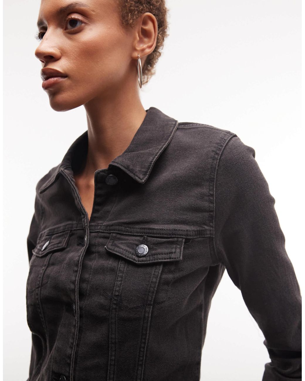Noisy May Black Denim Jacket