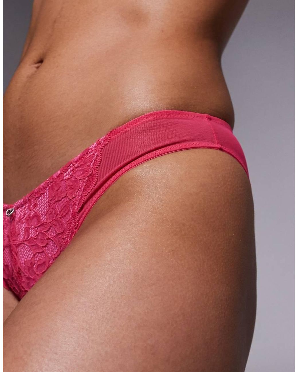 Ann Summers Red Sexy Lace Brazilian Briefs