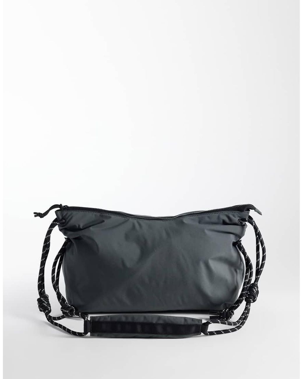 ASOS Gray Nylon Slouch Sling Crossbody Bag for men