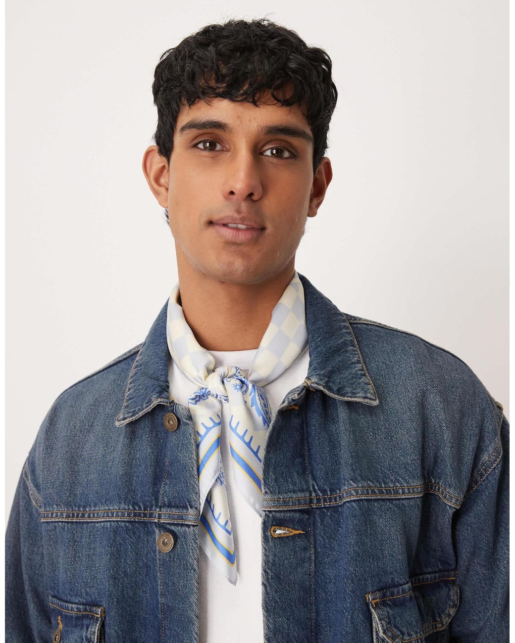 Rush - foulard à carreaux Prohibited pour homme en coloris Blue