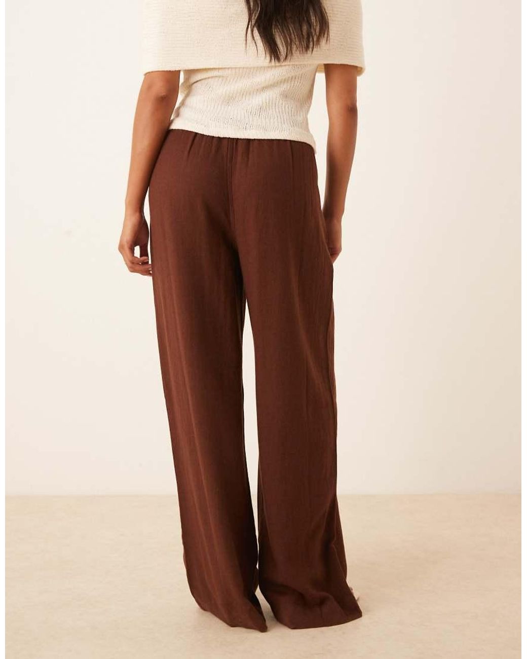 Nobody's Child Petite Natural Shona Straight Leg Pants