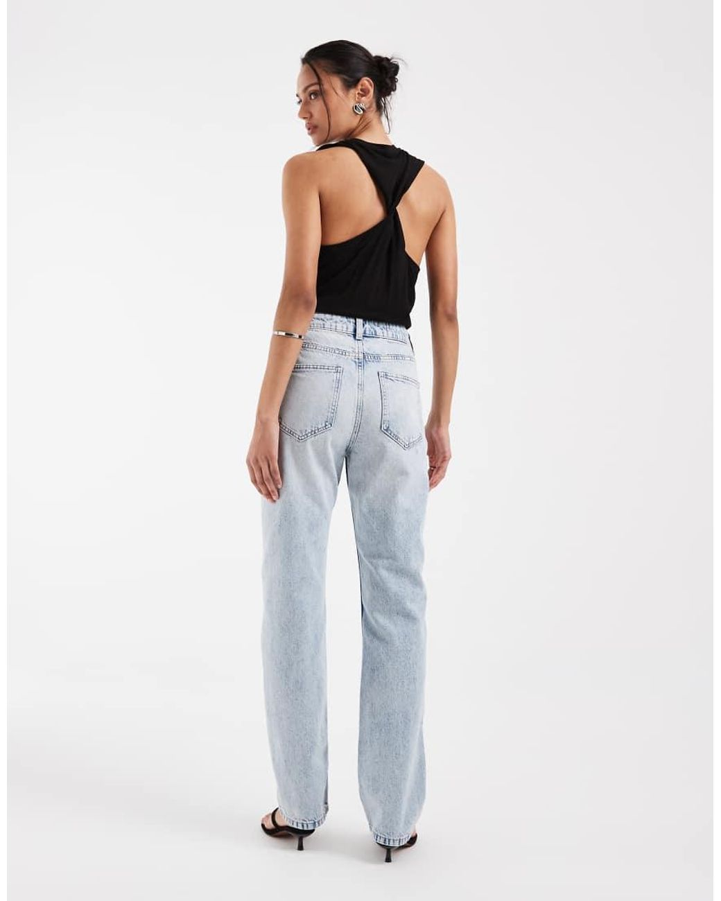ASOS Rechte Jeans in het Blue