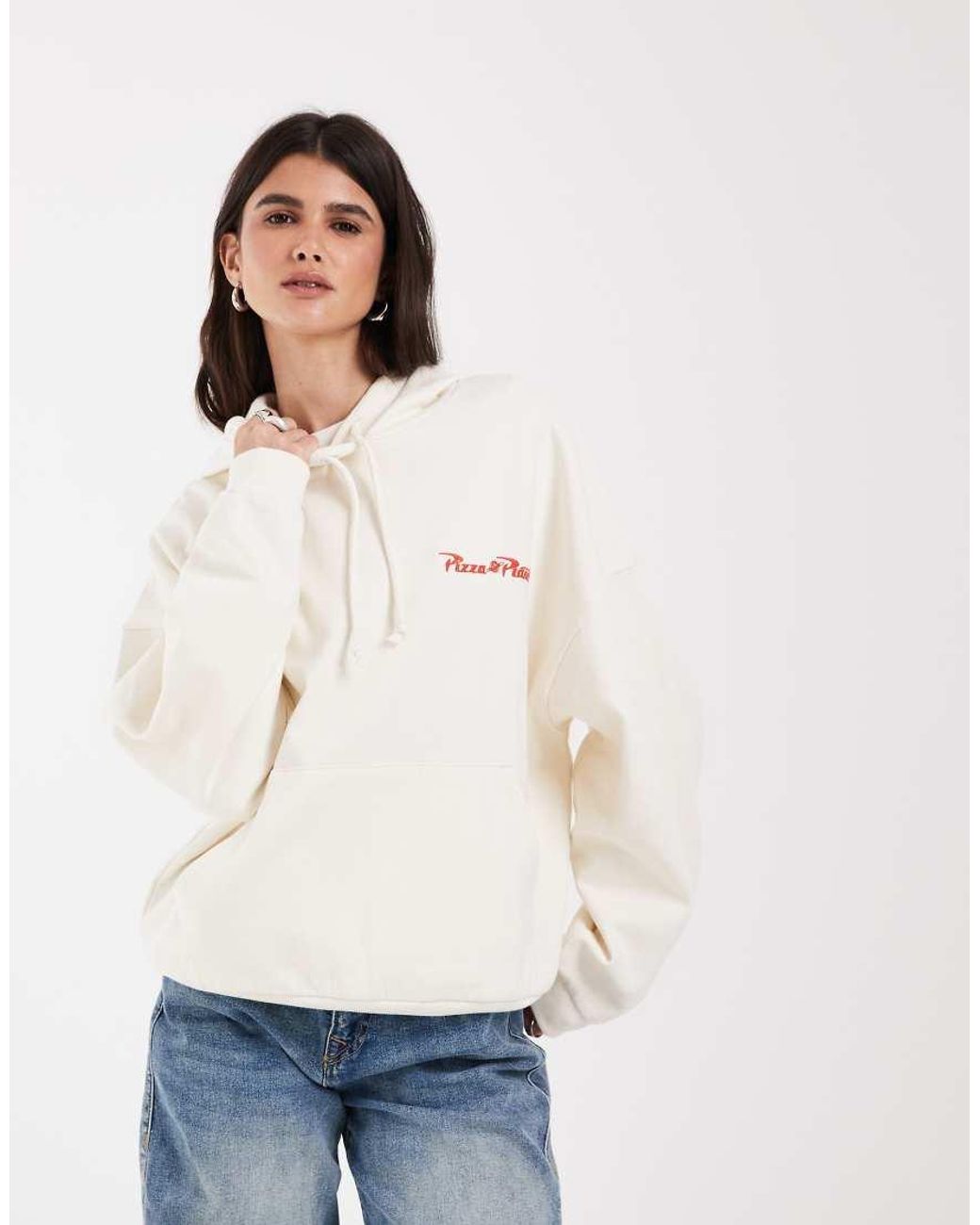 ASOS White Disney Pixar Toy Story Pizza Planet Hoodie