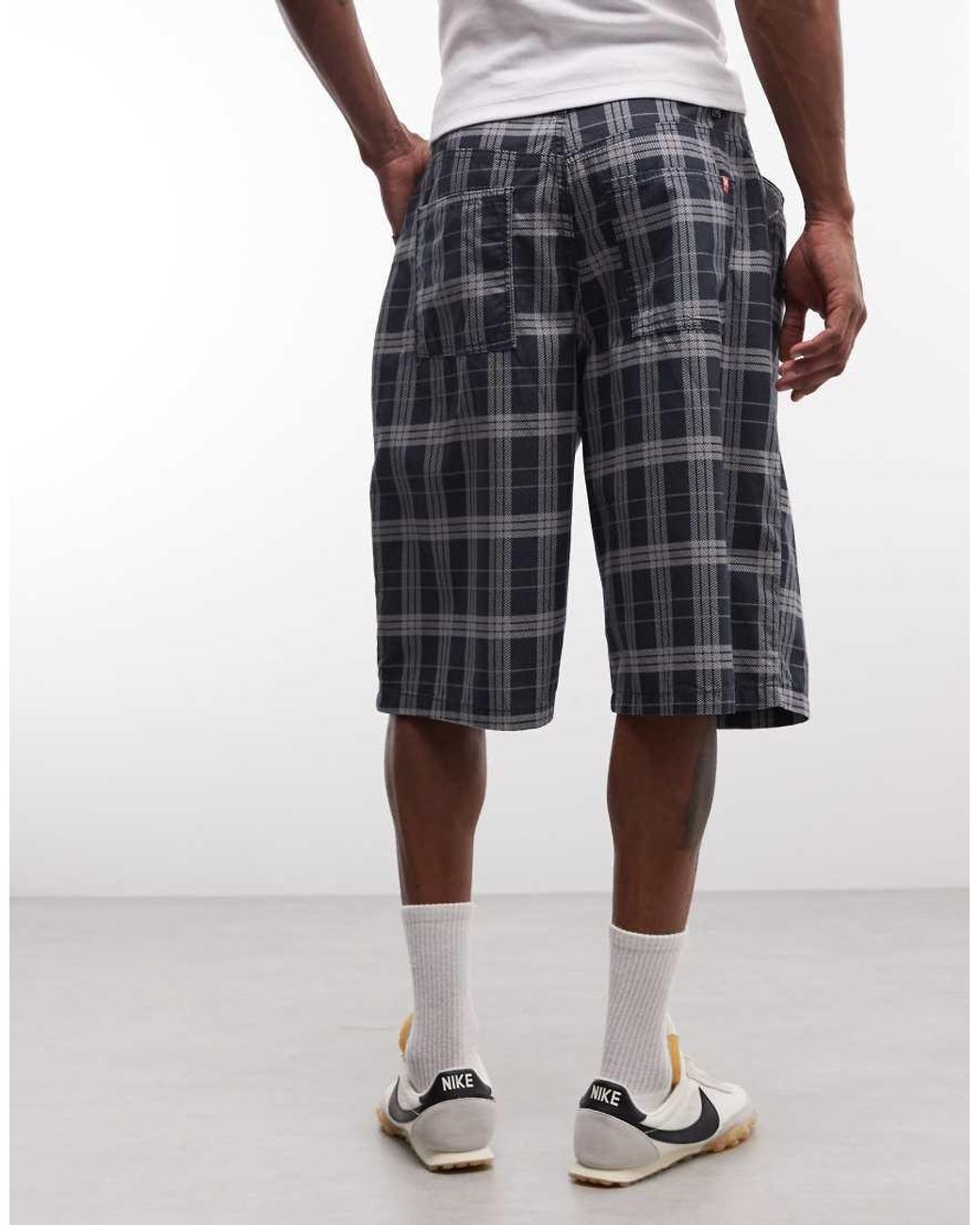 Collusion Multicolor Unisex Longline baggy Jort