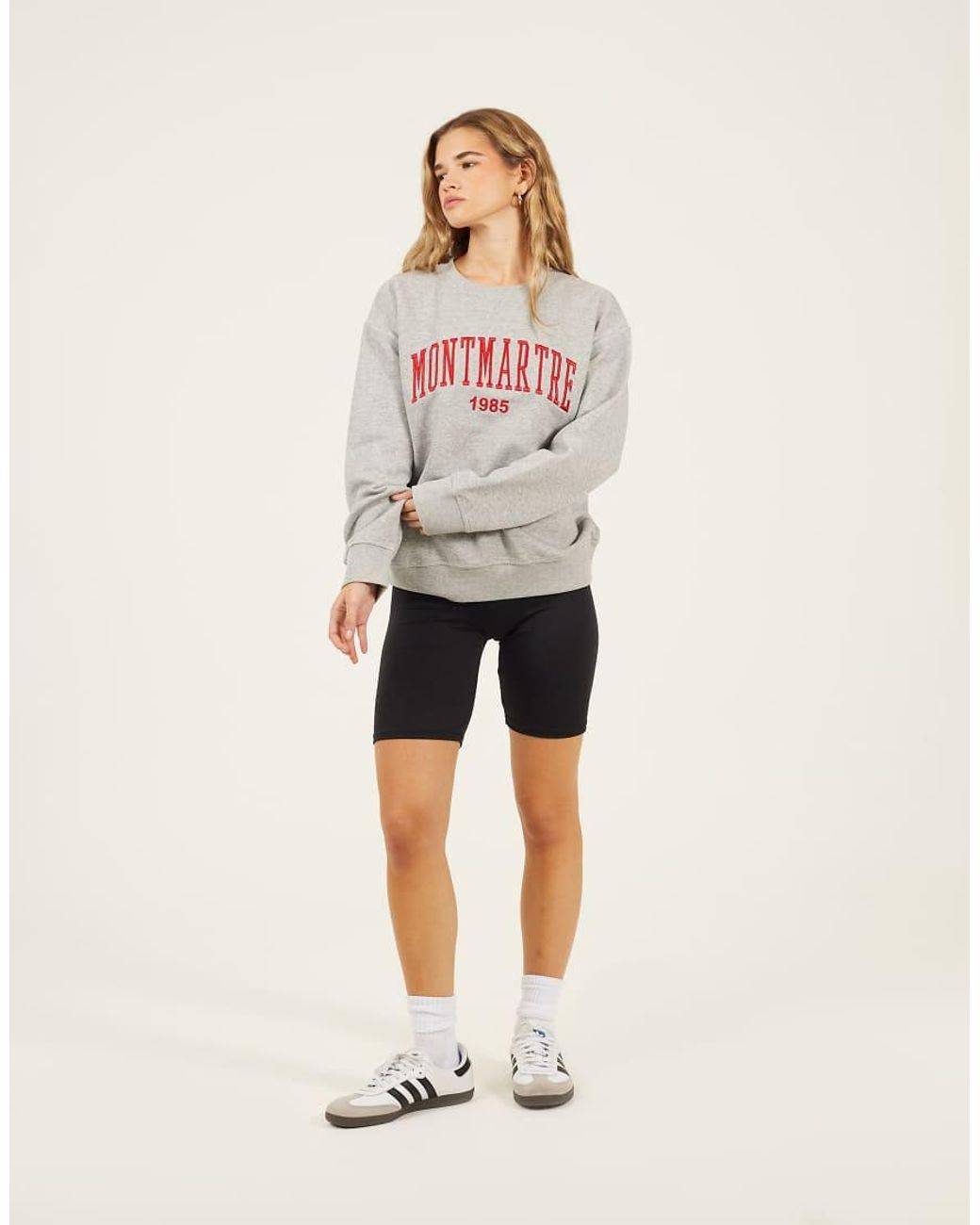 Brave Soul Natural Crew Neck Embroidered Sweatshirt