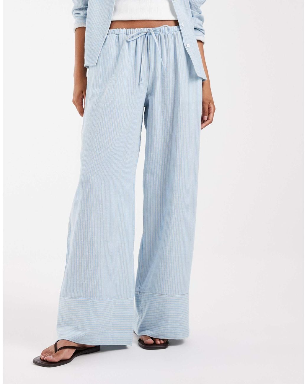 ASOS Blue Pull On Trouser Co-ord