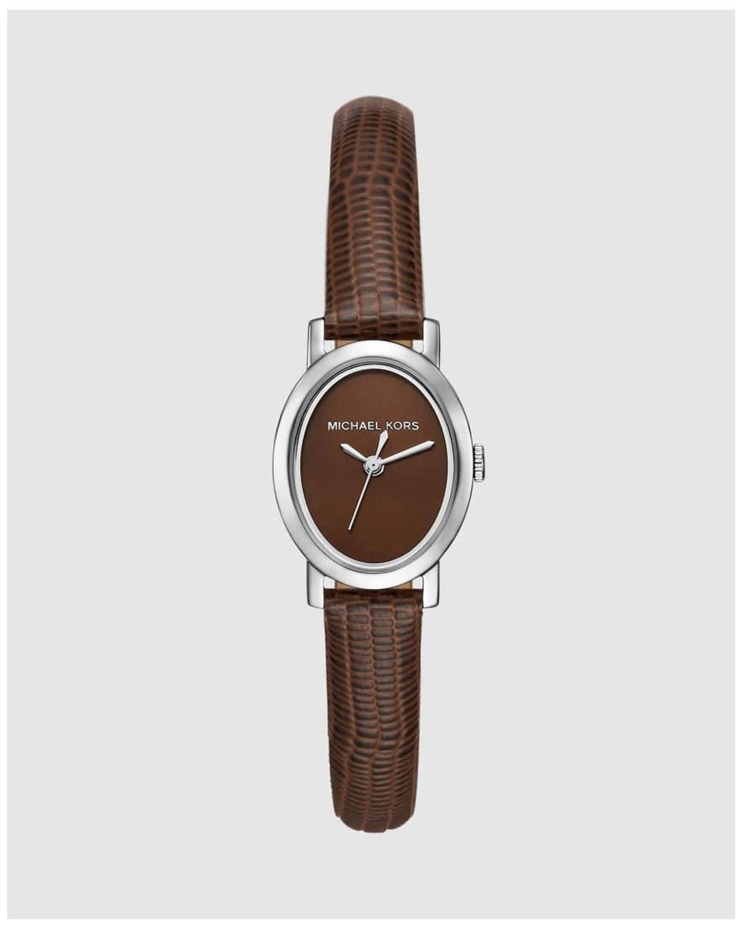 Michael Kors Maude Three-Hand Leather Watch in White | Lyst UK