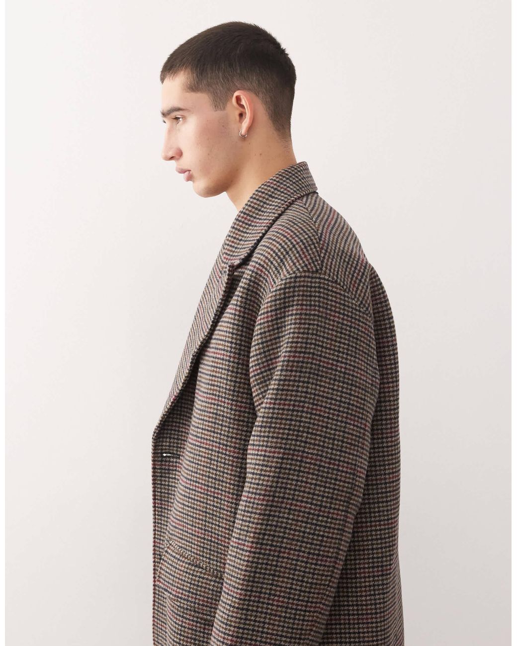 Weekday Black Wool Blend Coat for men
