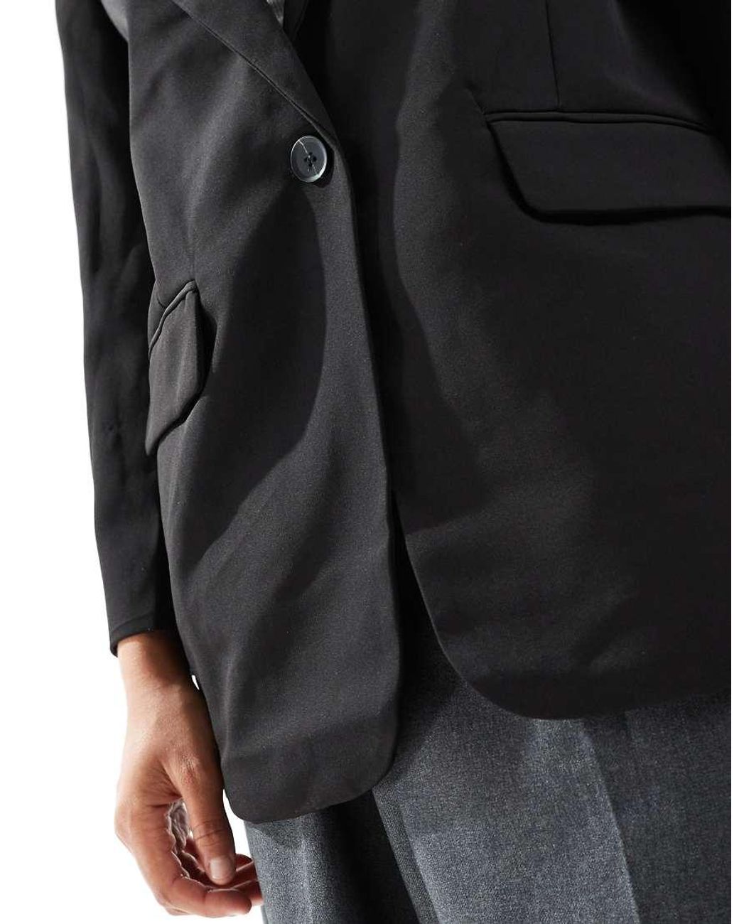 Americana Negra Extragrande De ONLY de color Black