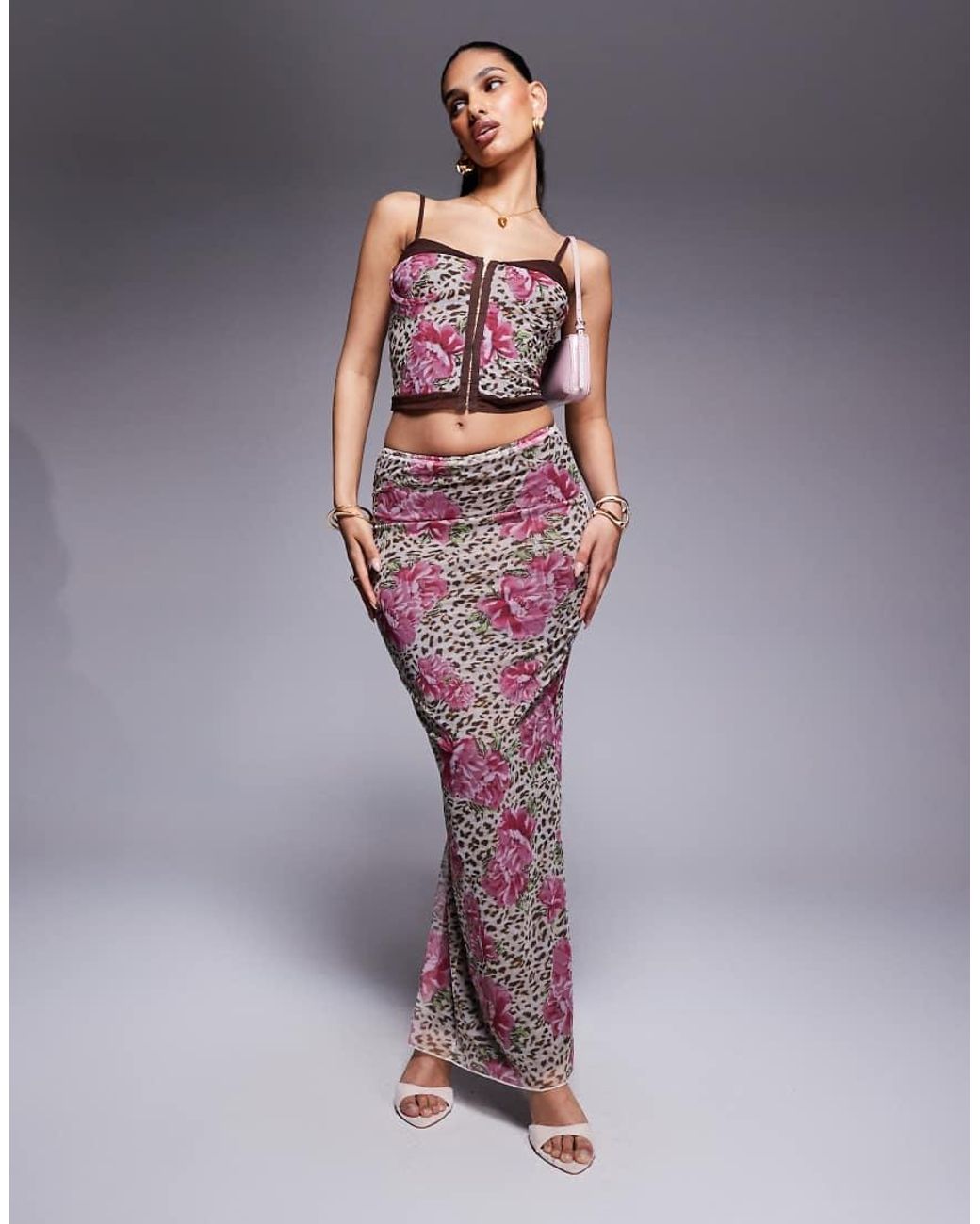 Gonna Lunga di Princess Polly in Purple