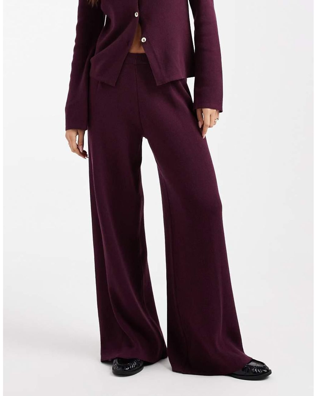 ASOS Red Knitted Trouser Co-ord