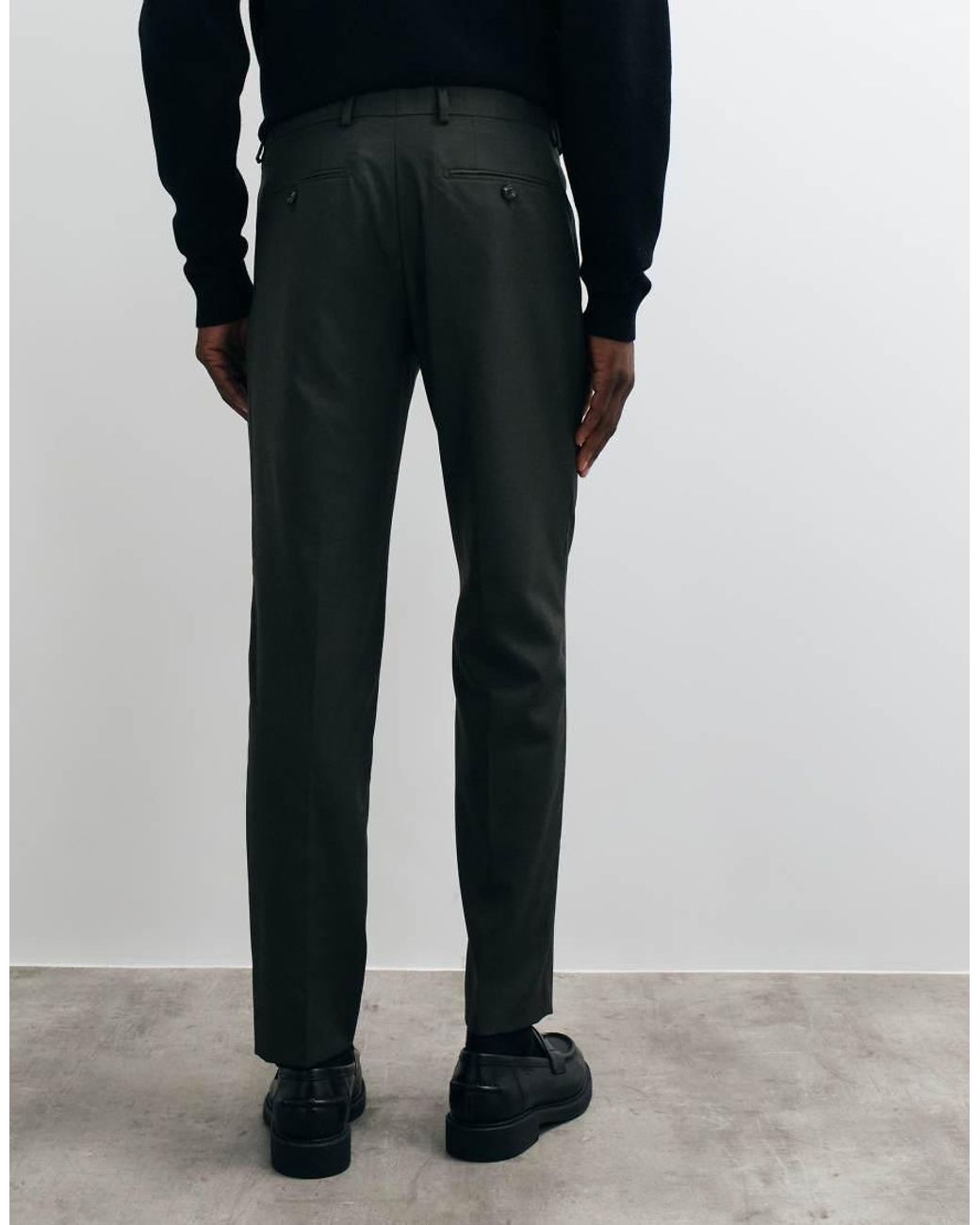 Jack & Jones Green Super Slim Fit Suit Trousers for men