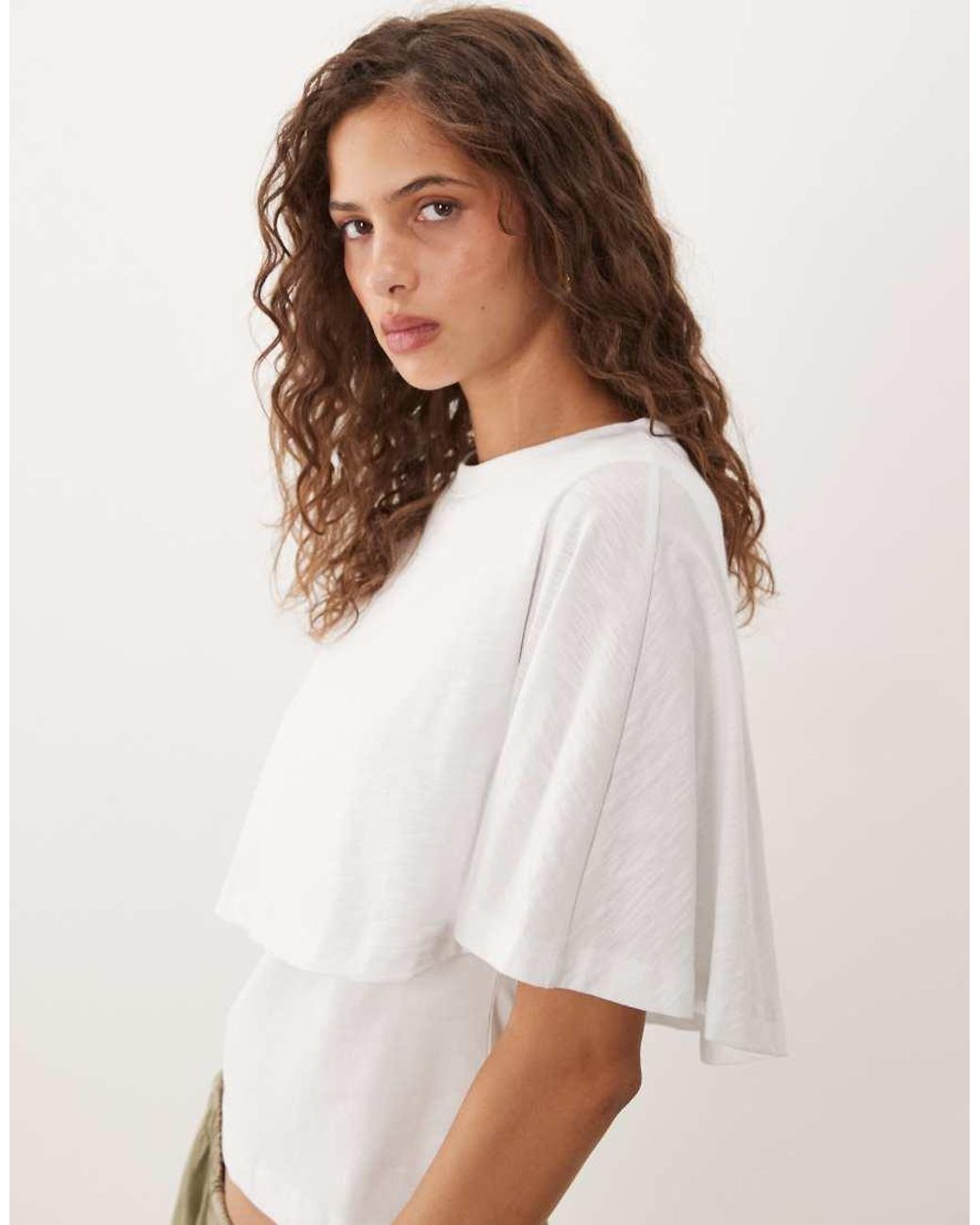 ASOS White T.shirt Cape