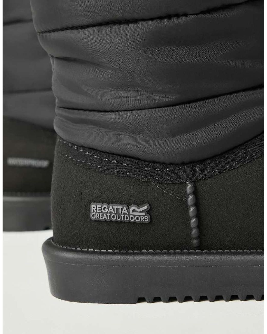 Regatta Black Waterproof Risley Baffle Mid Boots