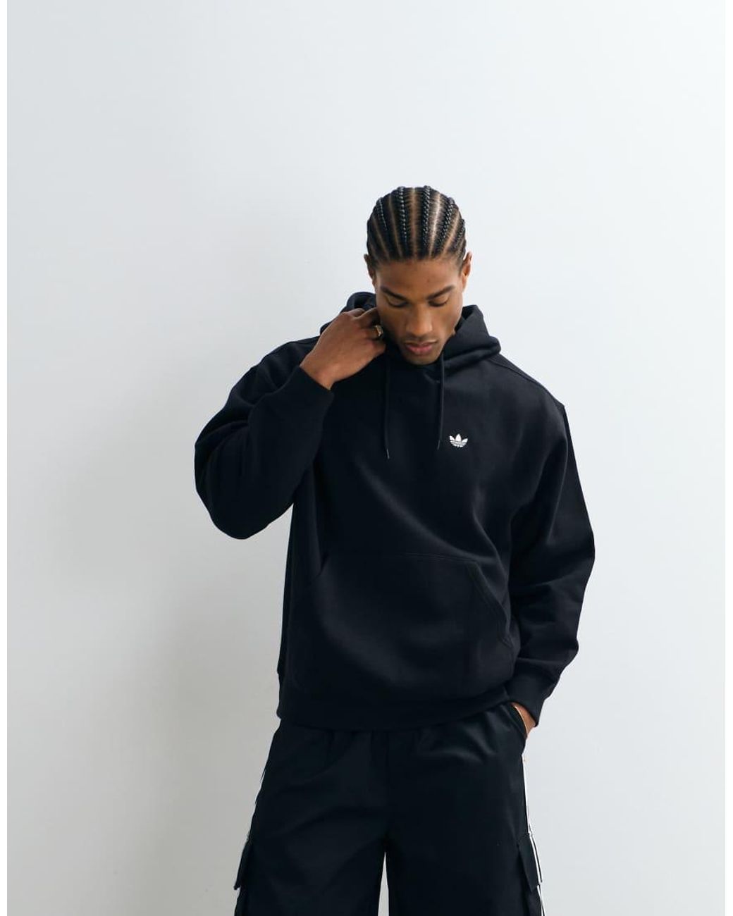 Adidas Originals Blue Fleece Hoodie
