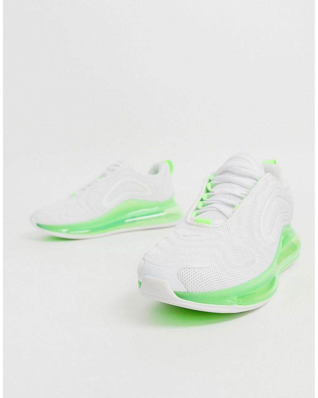 Zapatillas de deporte blancas y verde flúor 720 Nike de Caucho de color  Blanco | Lyst
