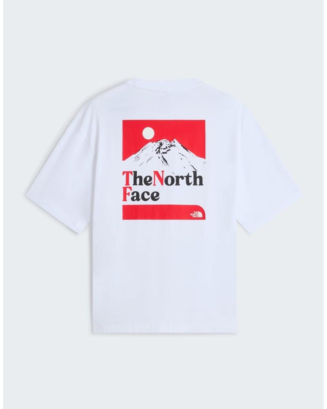The North Face White M The Right Side Oversized Ss Tee for men