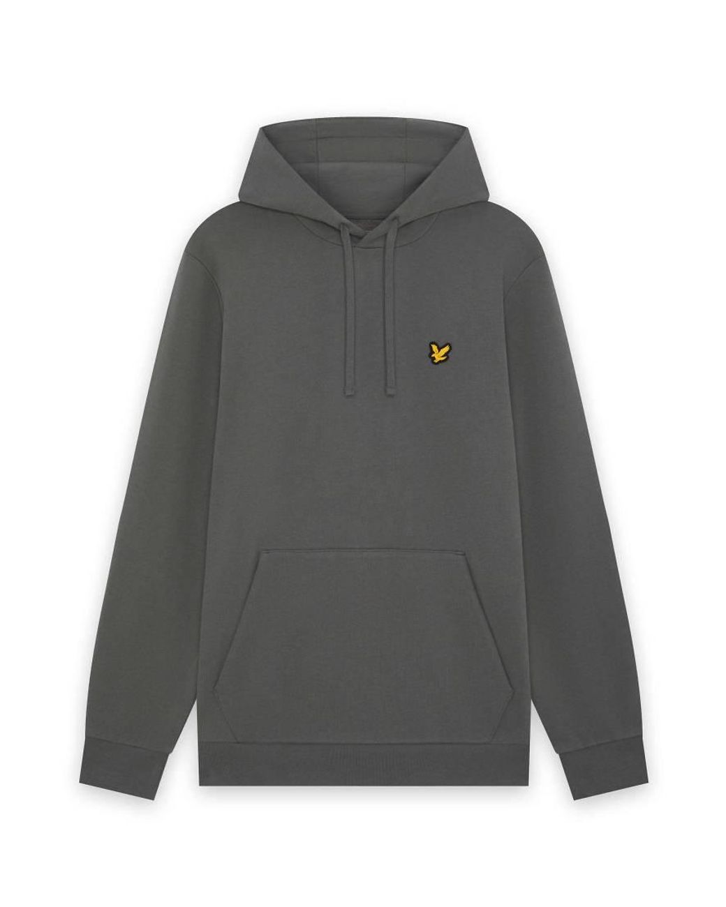 Lyle & Scott Gray Mid Layers Sports Loopback Hoodie for men