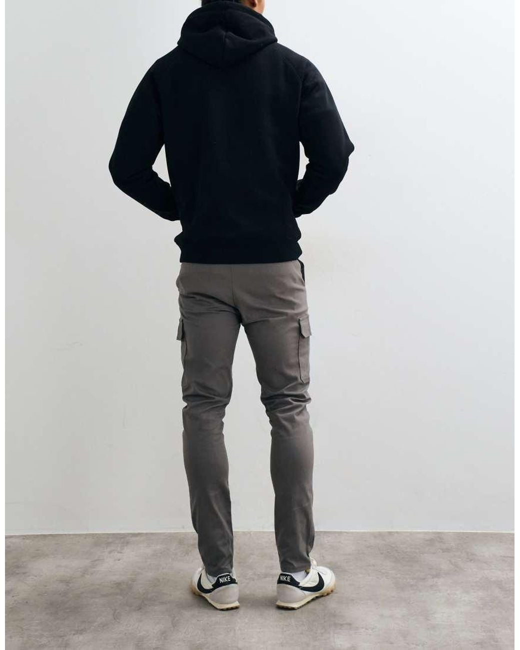ASOS Blue Skinny Cargo Trousers for men
