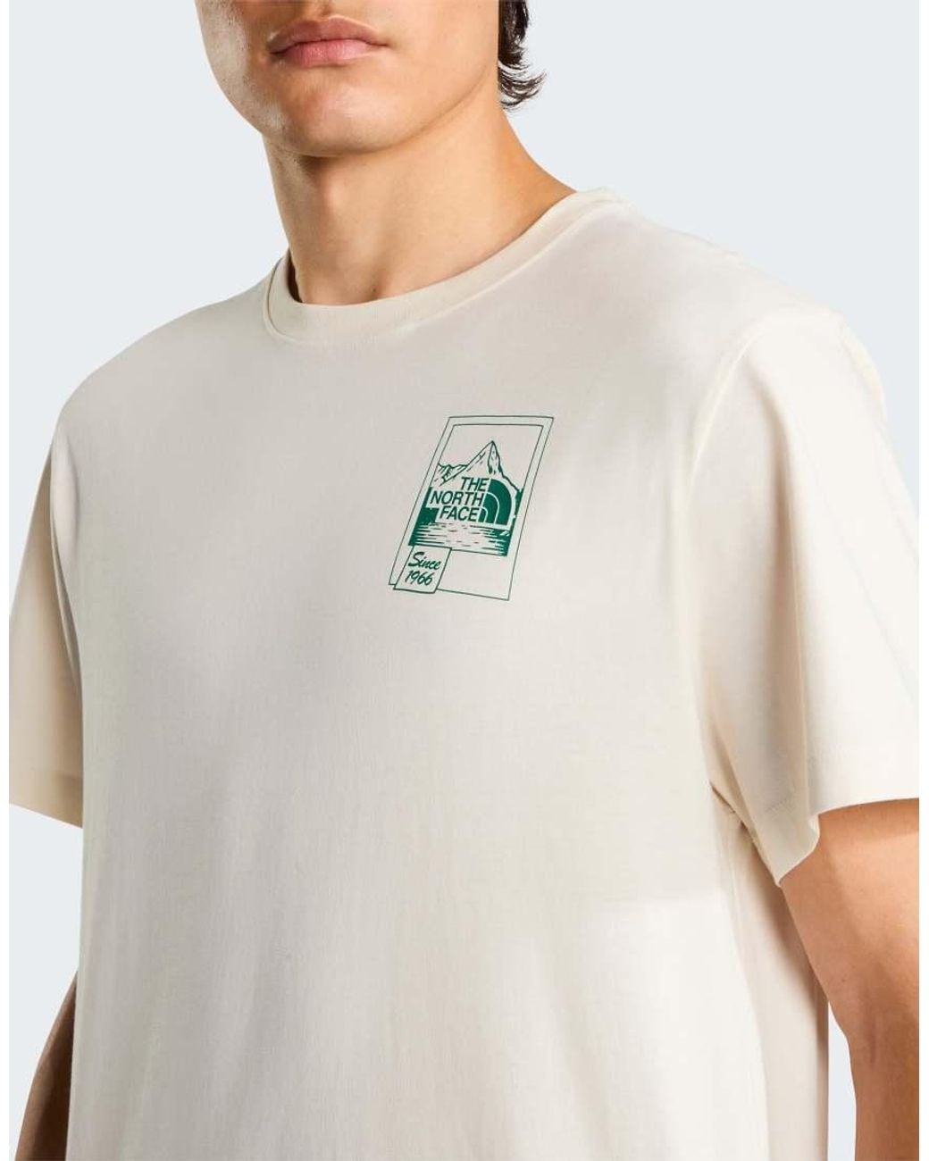 The North Face White M Photo Souvenir Relaxed Ss Tee for men
