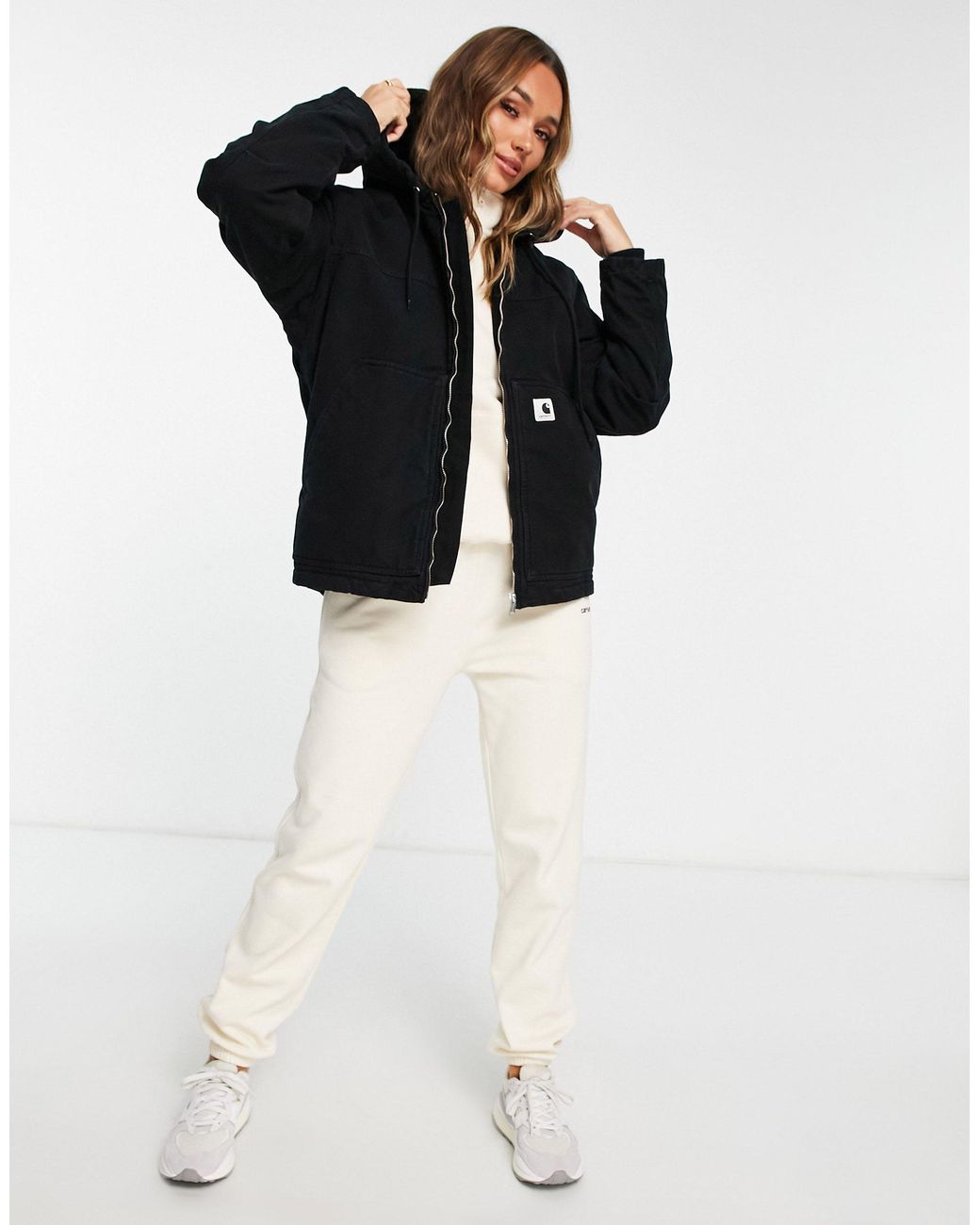 Carhartt fluffy jacket best sale