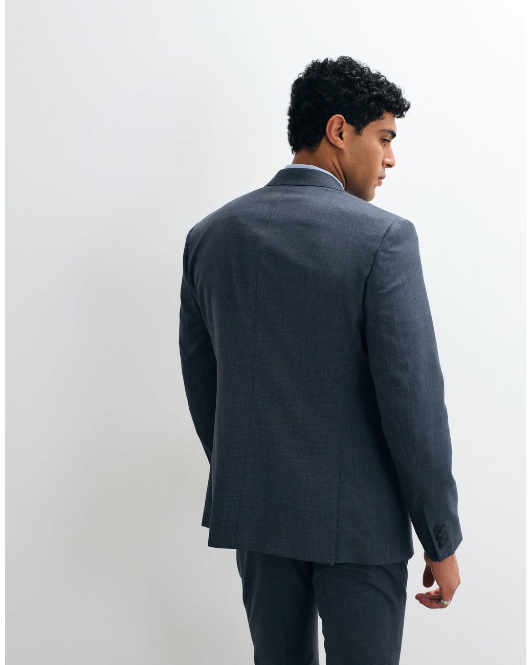ASOS Blue Slim Suit Jacket for men
