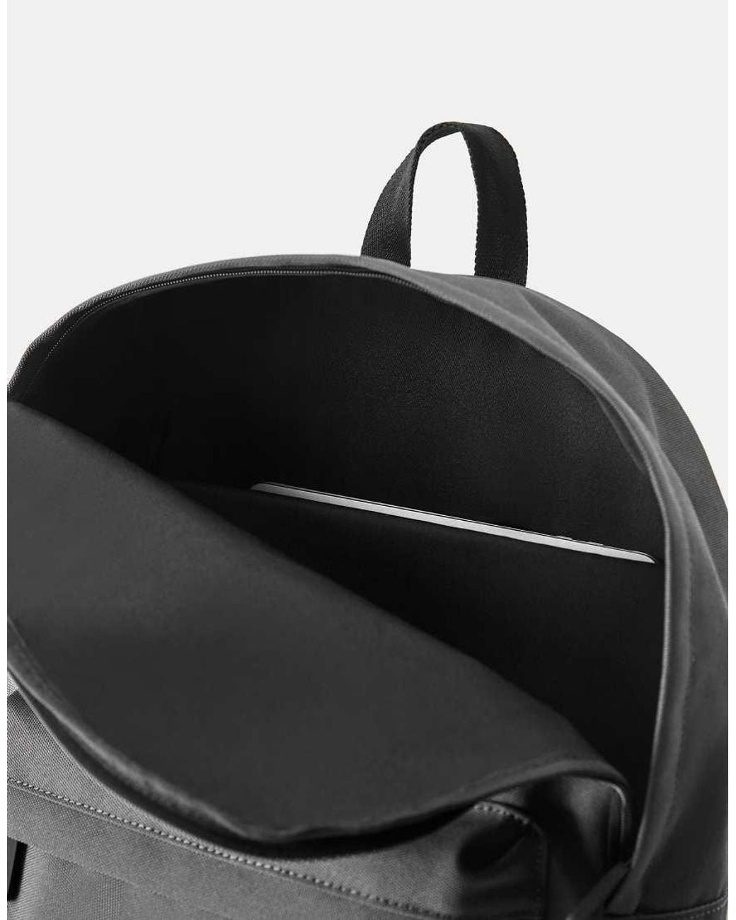 Pull&Bear Black Stwd Backpack for men