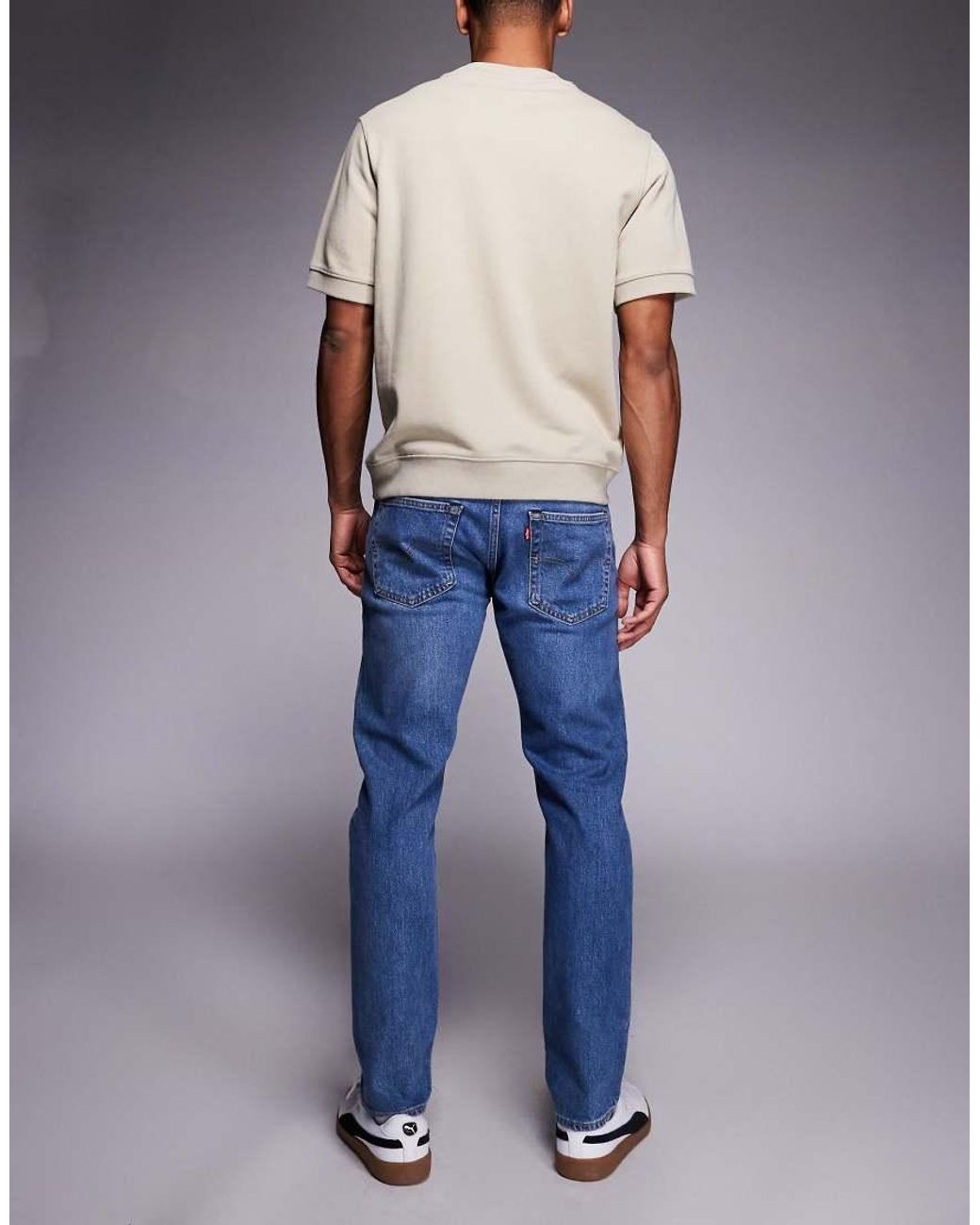 Levi's Blue 502 Tapered Jeans for men
