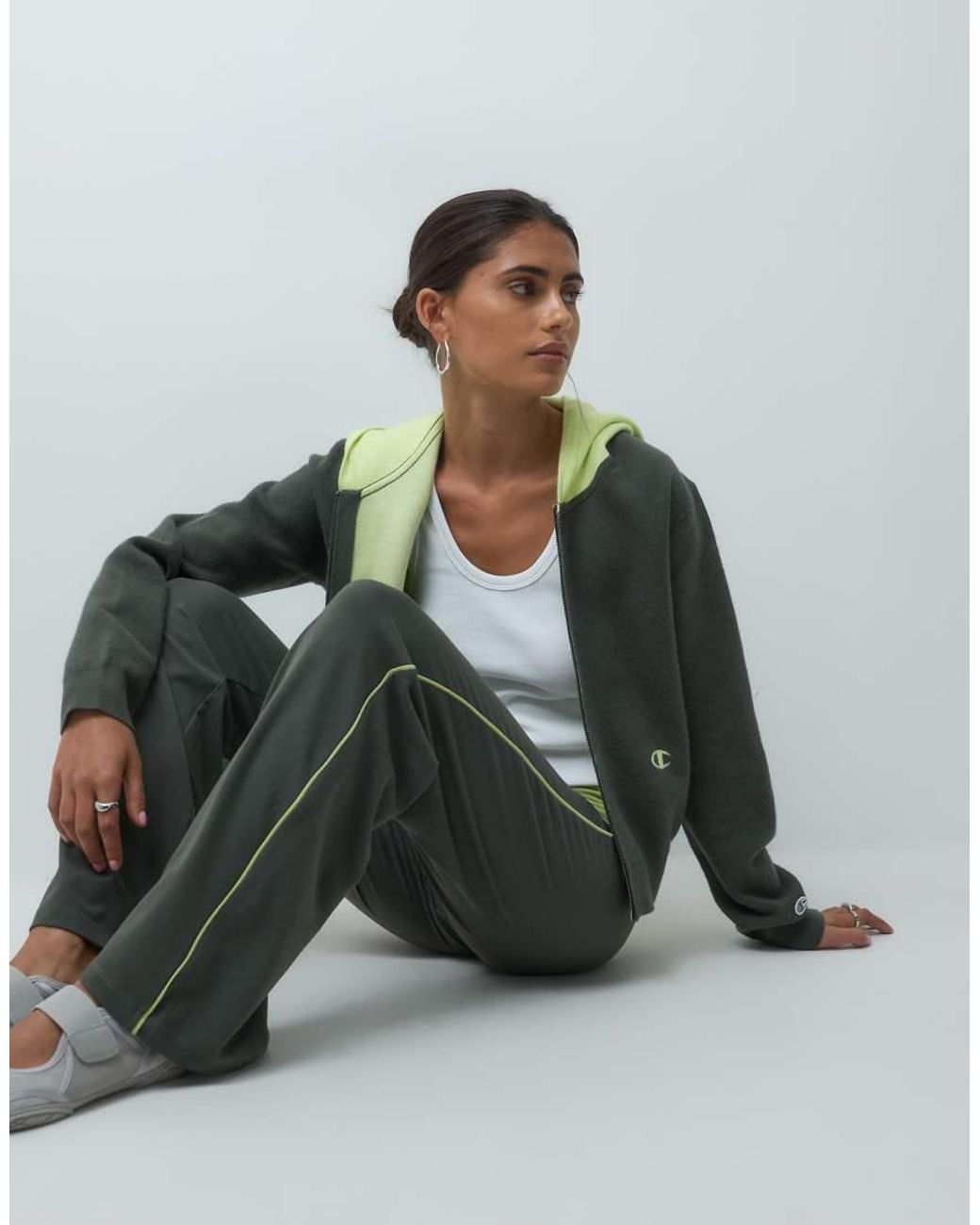 Champion Green Future Memories Fold Over Waistband Pants