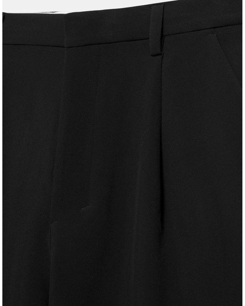 Pull&Bear Nette Bermudashorts Met Plooien in het Black voor heren