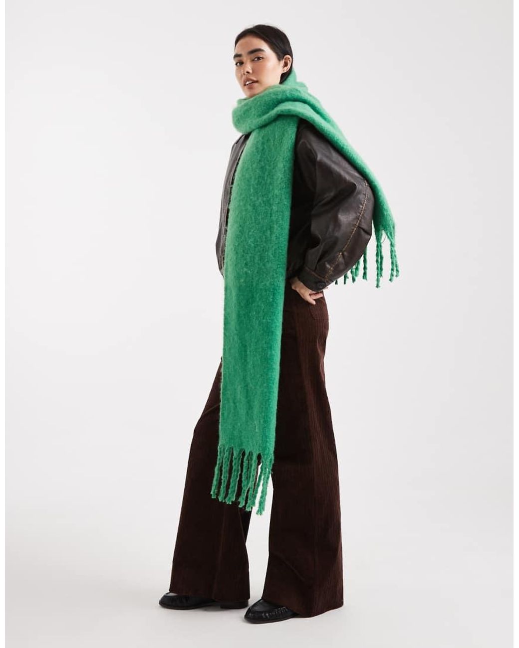 Sciarpa Spessa di Threadbare in Green