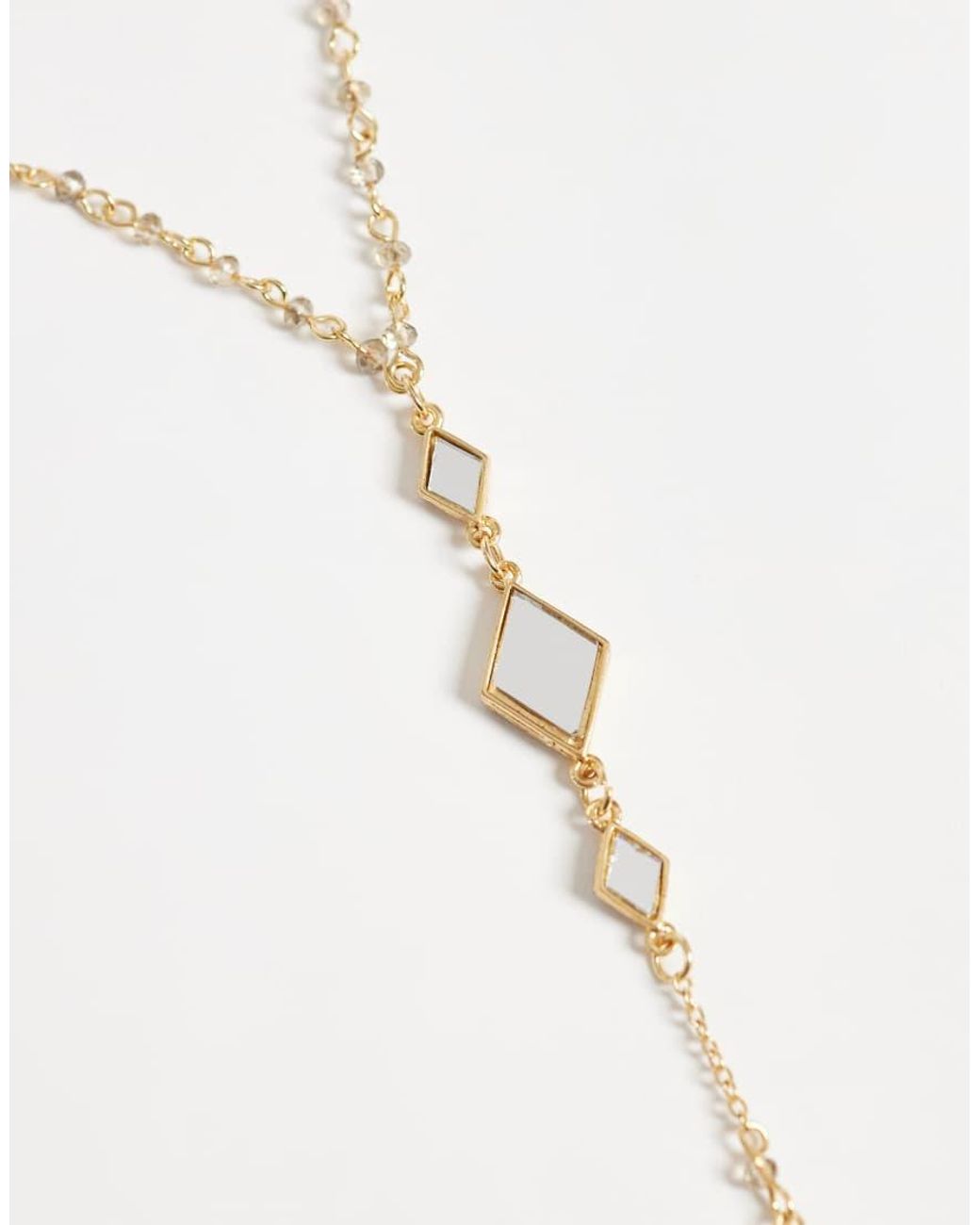Mango White Layered Necklace
