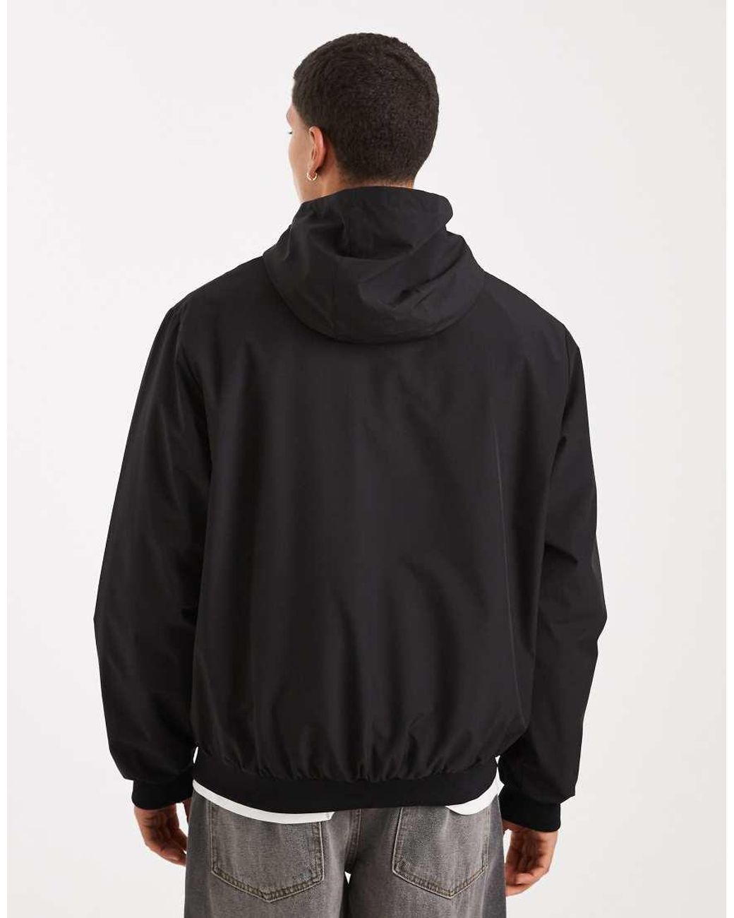 Jack & Jones Black Light Hooded Jacket for men