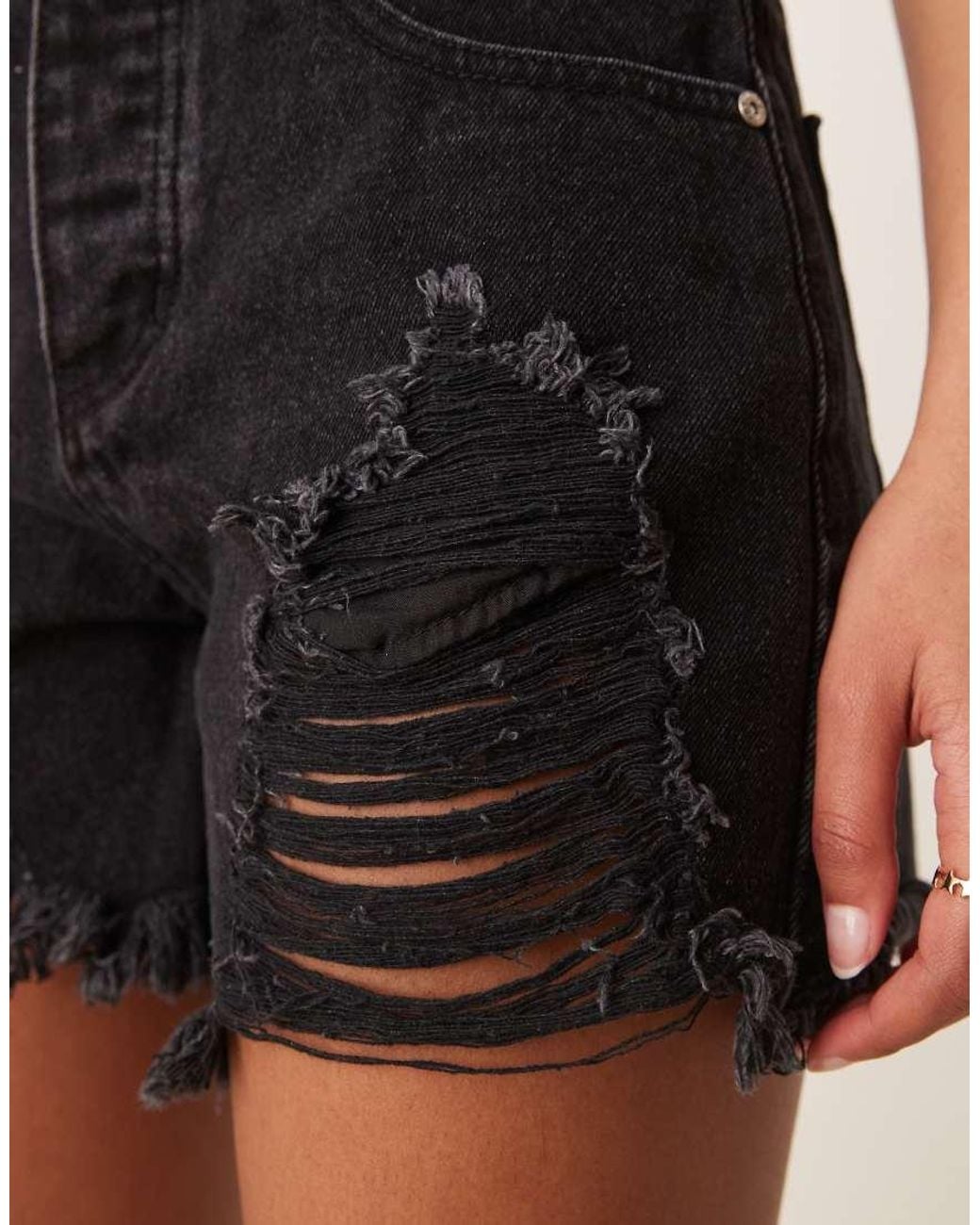 Glamorous Black Demin Shorts