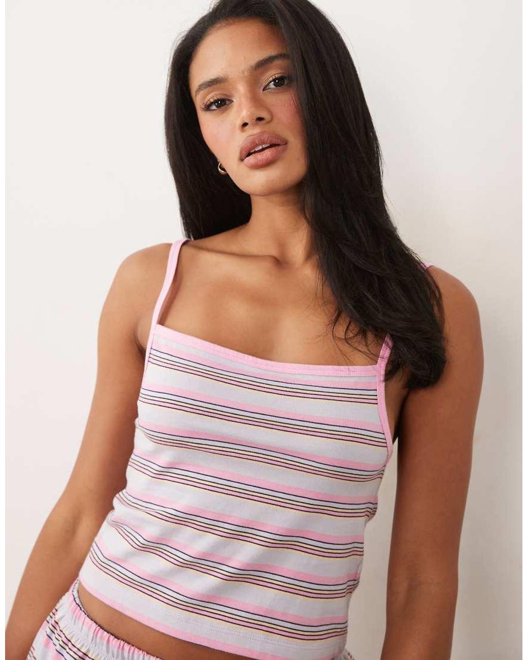 ASOS Purple Mix & Match Cotton Pyjama Cami