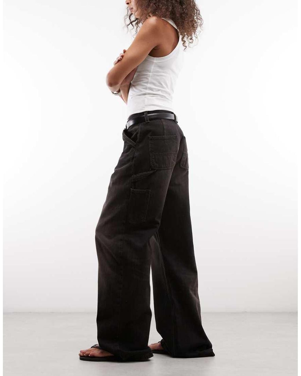Carhartt White Jens Loose Fit Carpenter Jeans