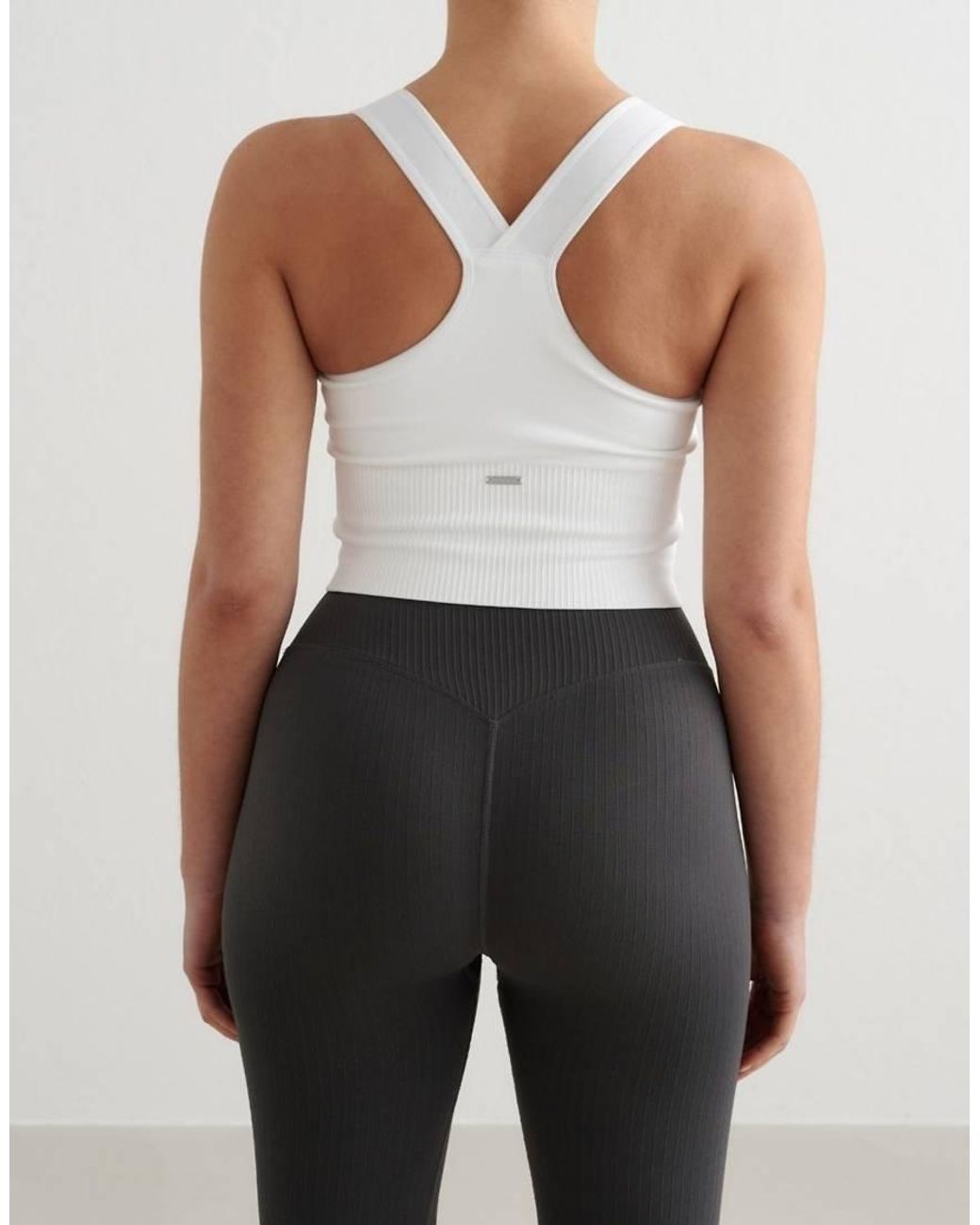 Aim'n Blue Ribbed Seamless High Support Bralette