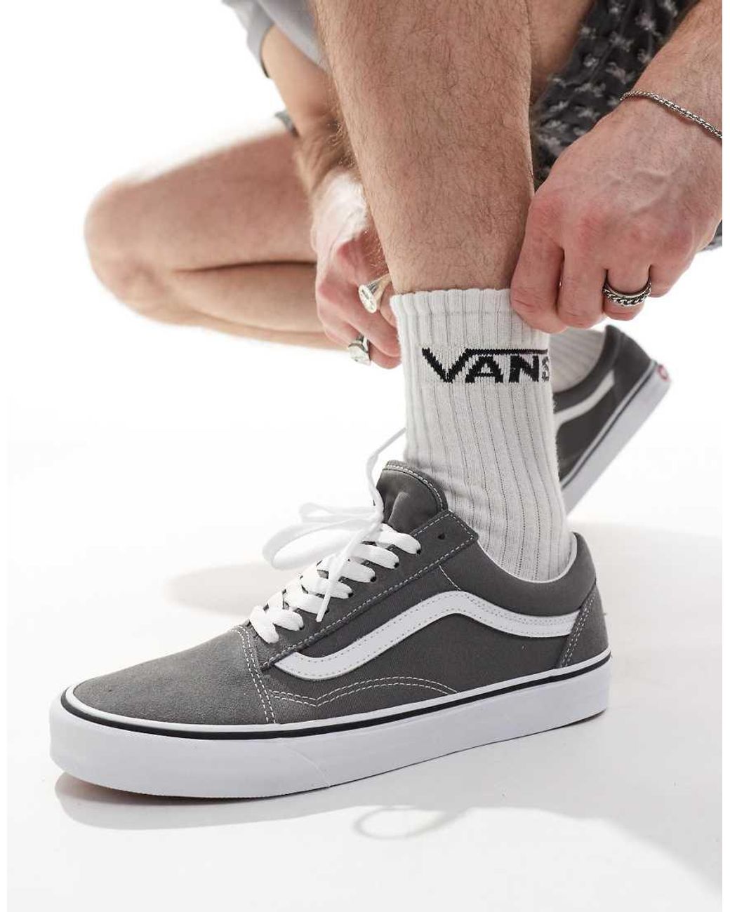 Vans White Old Skool Trainers for men