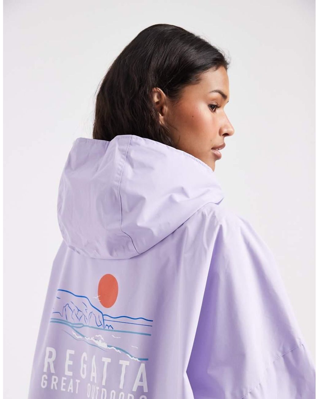 Regatta Purple Waterproof Changing Robe