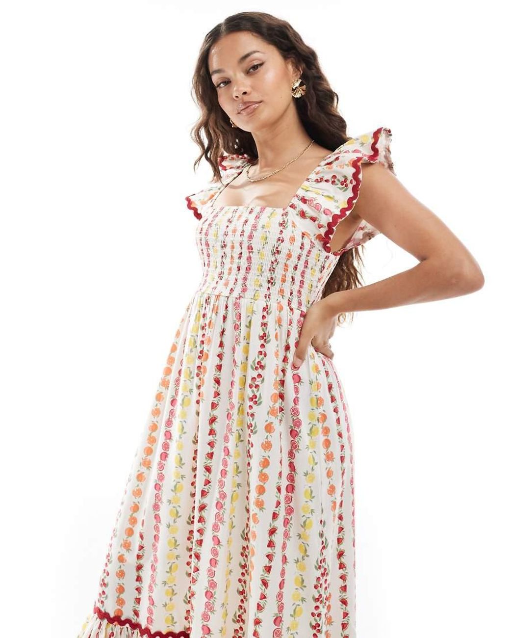 Miss Selfridge Pink Poplin Maxi Dress