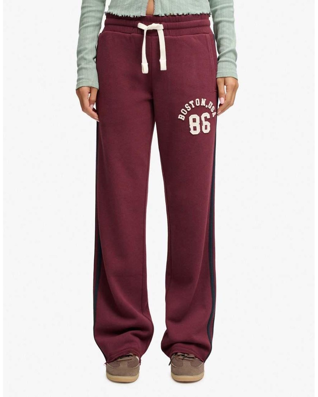Superdry Red Athletic Essentials Hockey Joggers