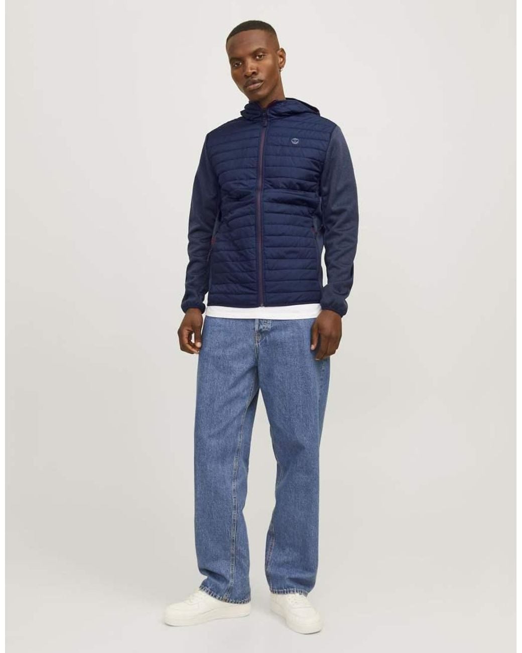 Jack & Jones Blue Hybrid Jacket for men