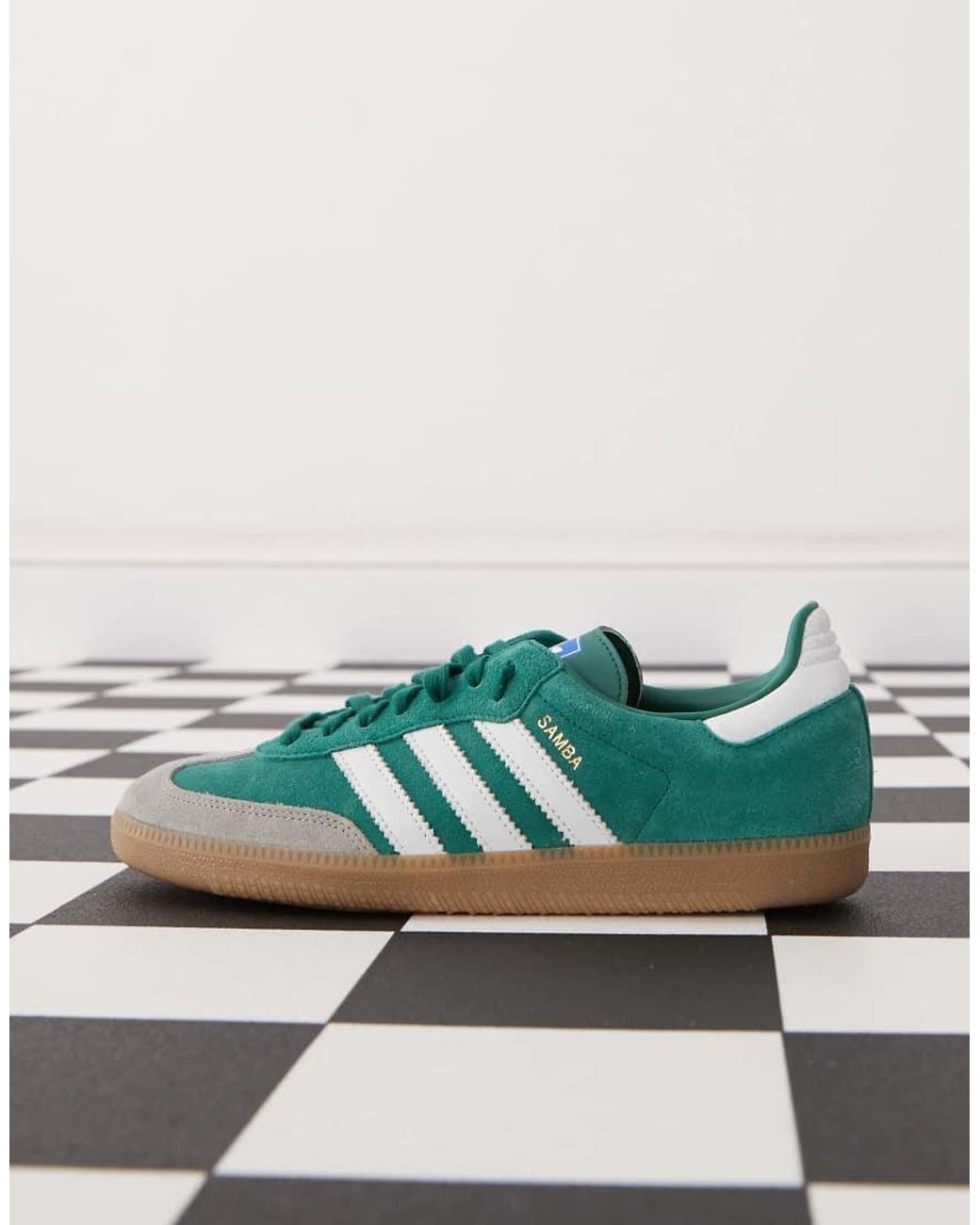 adidas Originals Samba Og Trainers in Green for Men | Lyst UK