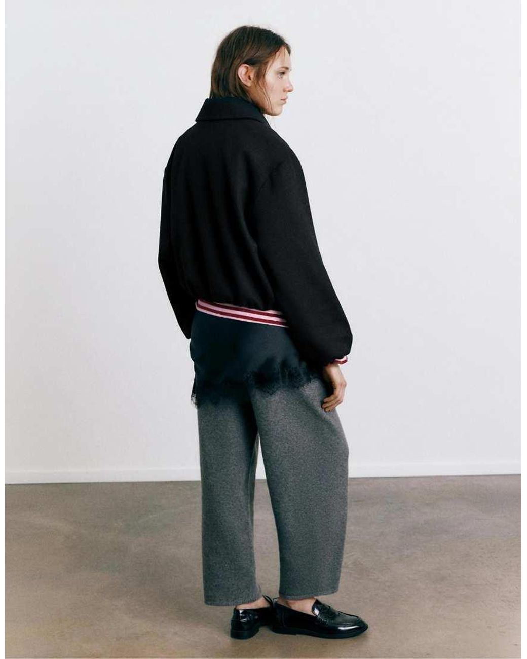 Pull&Bear Blue Soft Balloon Jacket