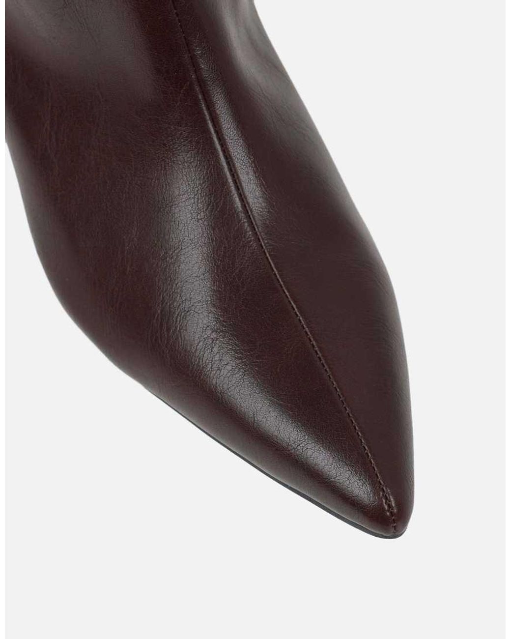 SIMMI Natural Nash Knee High Heeled Boots