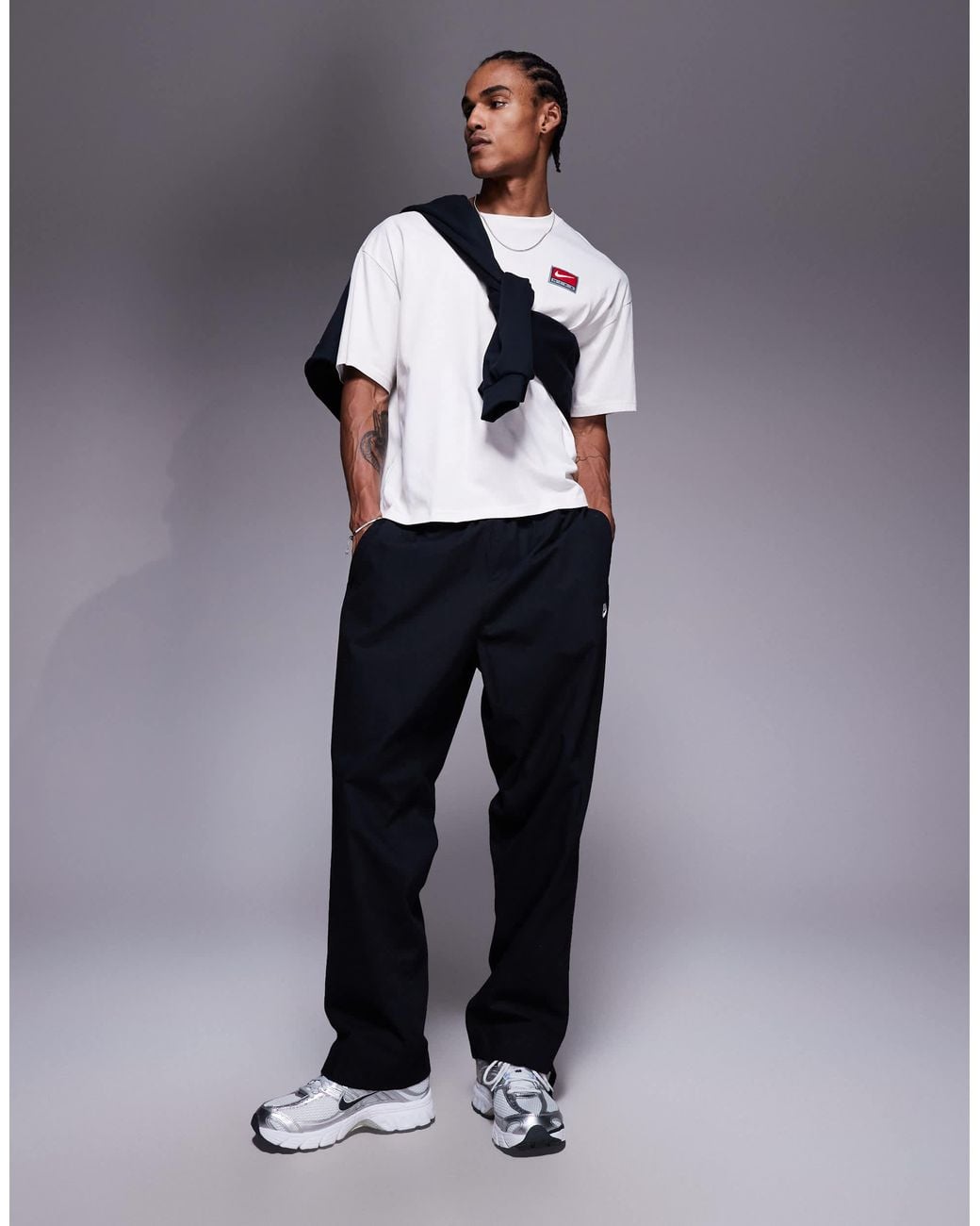 Nike White Boxy T-shirt for men